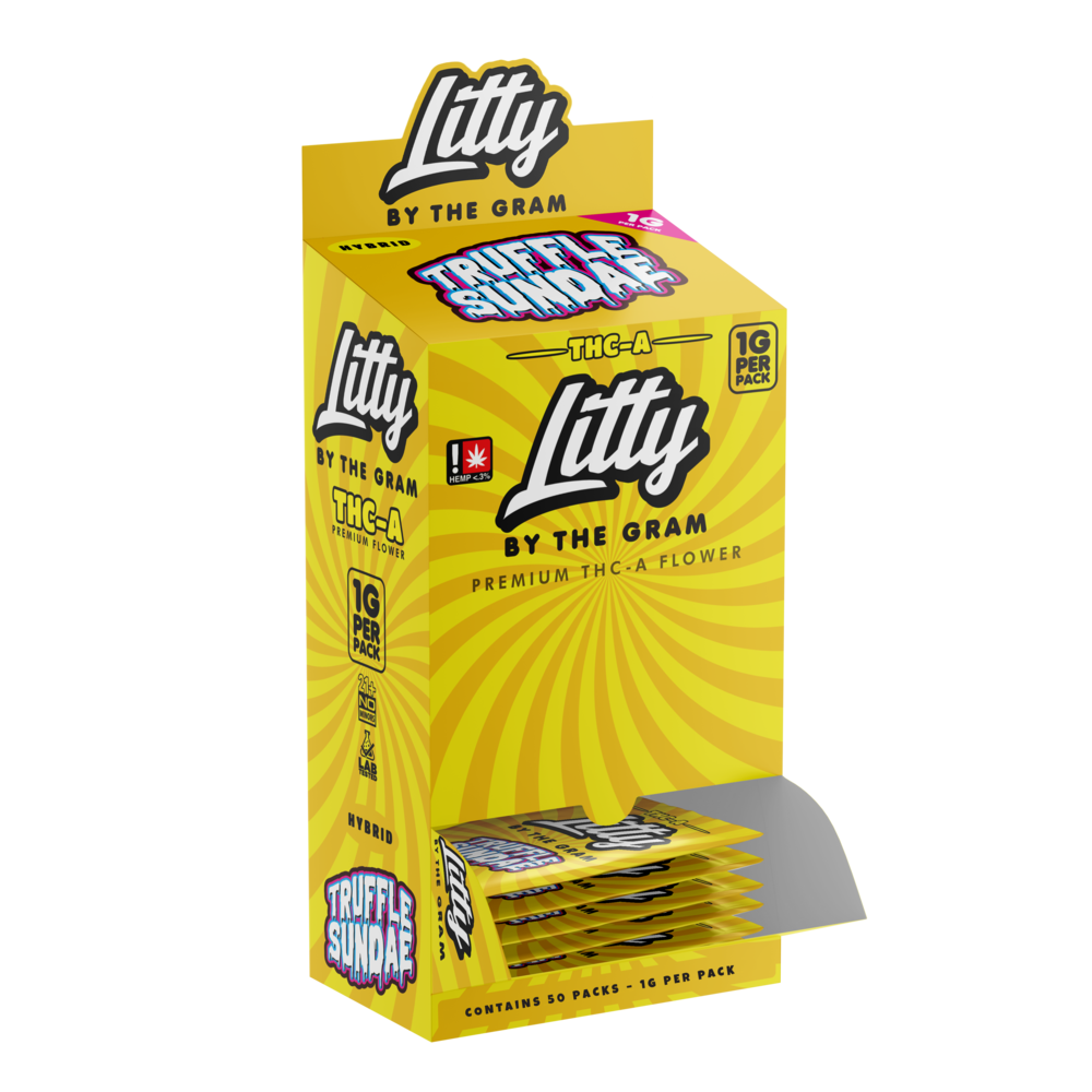 Litty THC-A Flower Bag 1g (50/Pack) [DROPSHIP]
