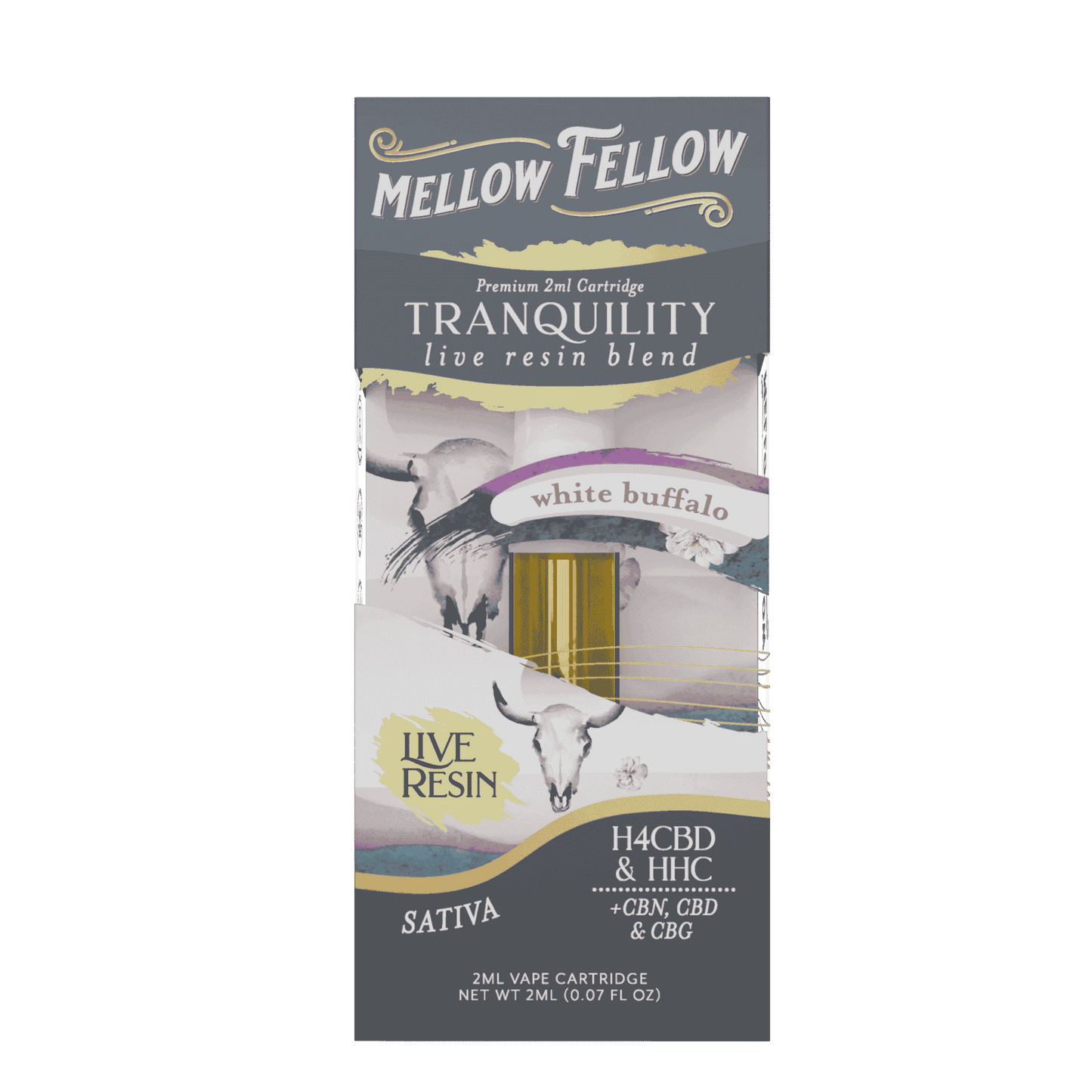Mellow Fellow Live Resin Cartridge 2g (6/pack) [DROPSHIP]