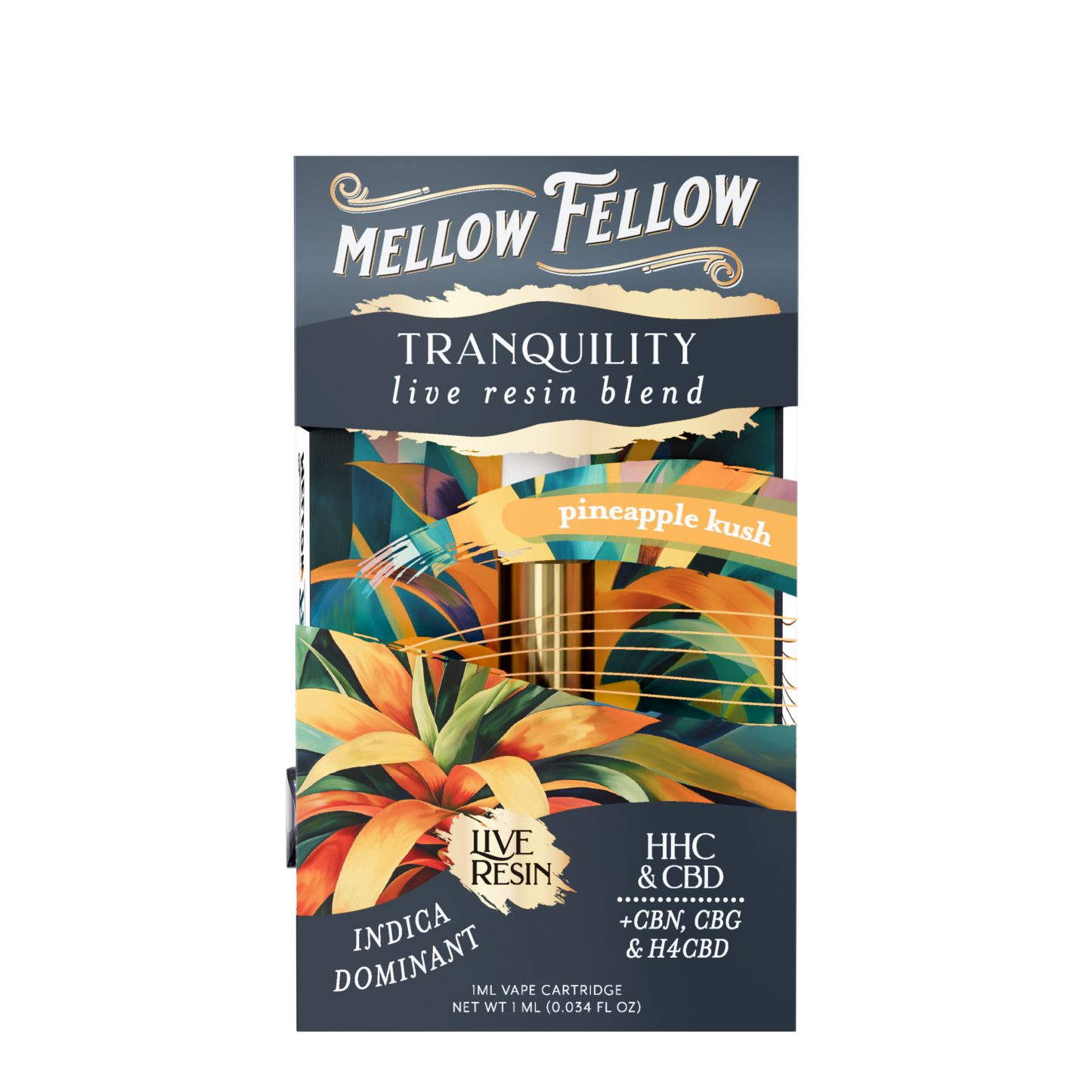 Mellow Fellow Live Resin Cartridge 1g (6/pack) [DROPSHIP]