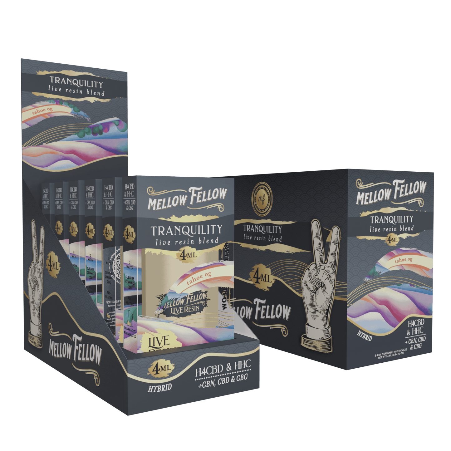 Mellow Fellow Live Resin Disposable 4g (6/pack) [DROPSHIP]