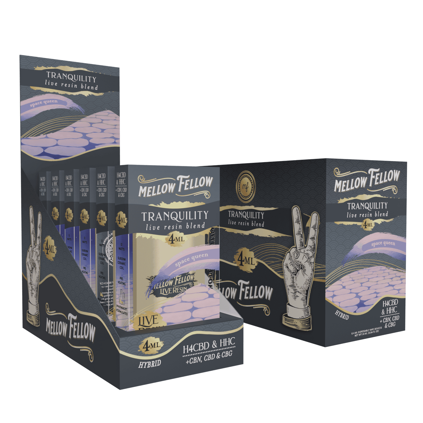 Mellow Fellow Live Resin Disposable 4g (6/pack) [DROPSHIP]