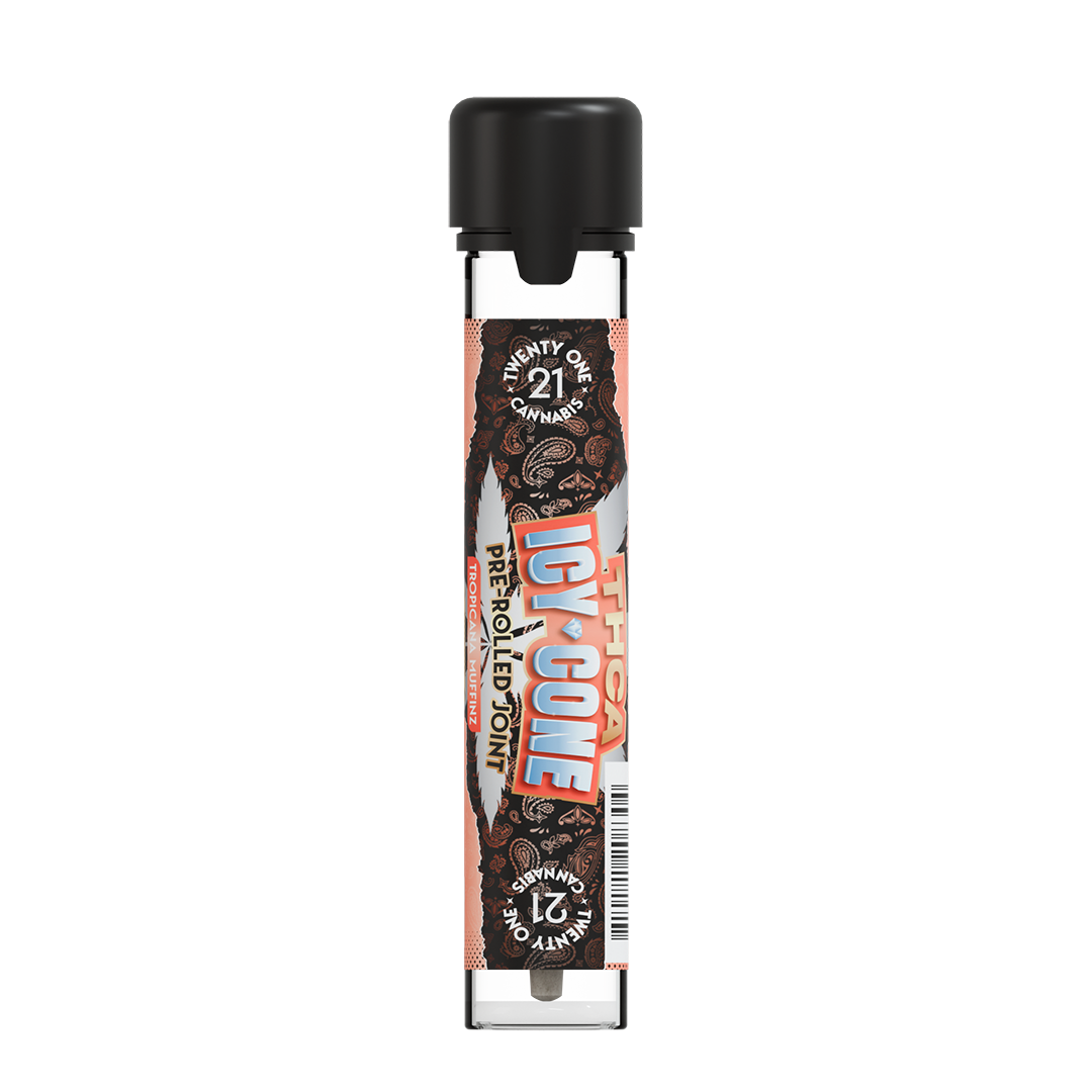 Twenty One THC-A Icy Cones Pre Roll 2g (12/pack) [DROPSHIP]