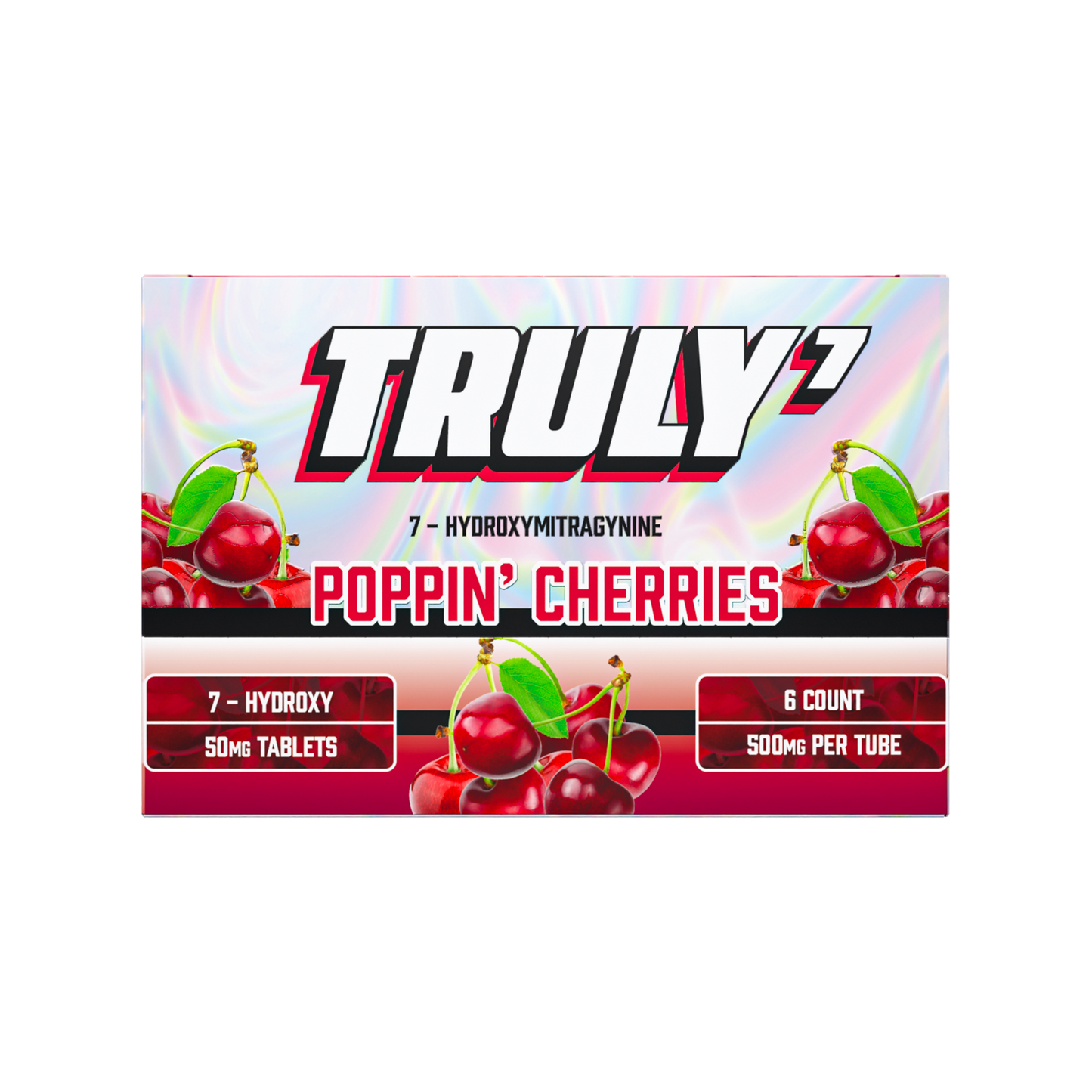 Truly7 7Hydroxymitragynine Chewable Tablets 10ct 50mg (6/pack) [DROPSHIP]