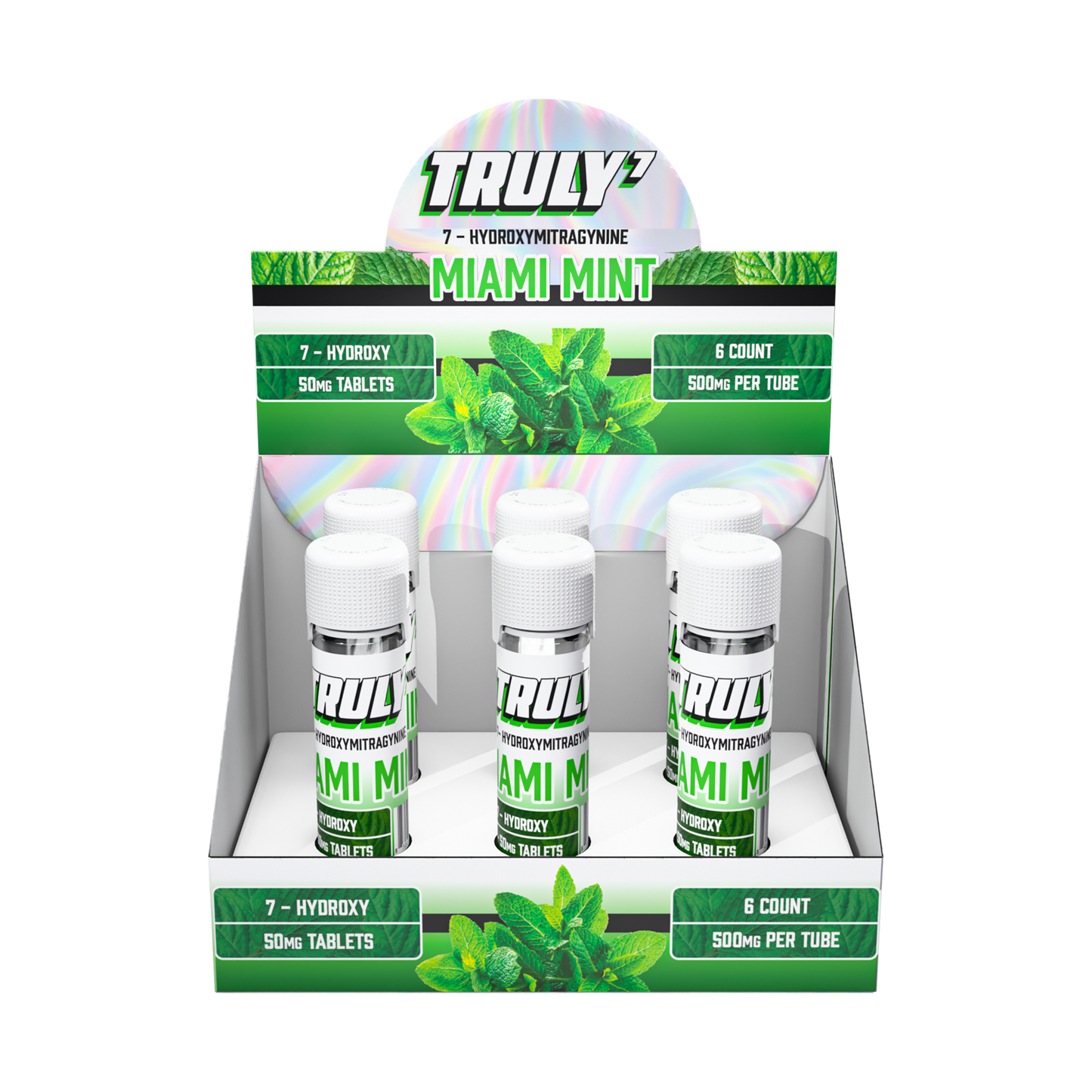 Truly7 7Hydroxymitragynine Chewable Tablets 10ct 50mg (6/pack) [DROPSHIP]