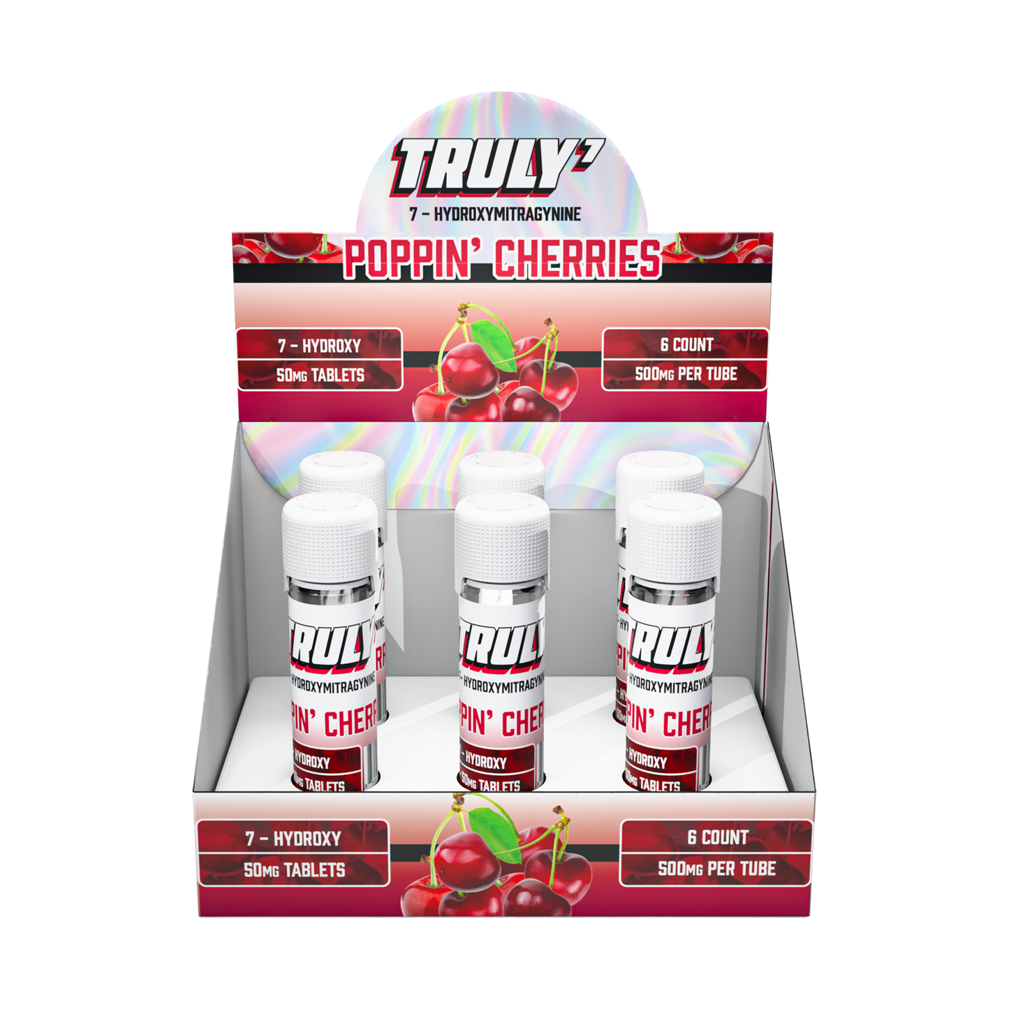 Truly7 7Hydroxymitragynine Chewable Tablets 10ct 50mg (6/pack) [DROPSHIP]