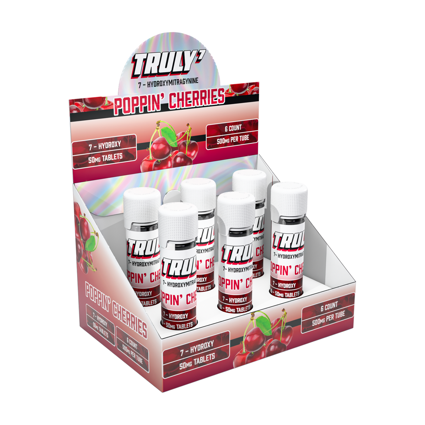 Truly7 7Hydroxymitragynine Chewable Tablets 10ct 50mg (6/pack) [DROPSHIP]