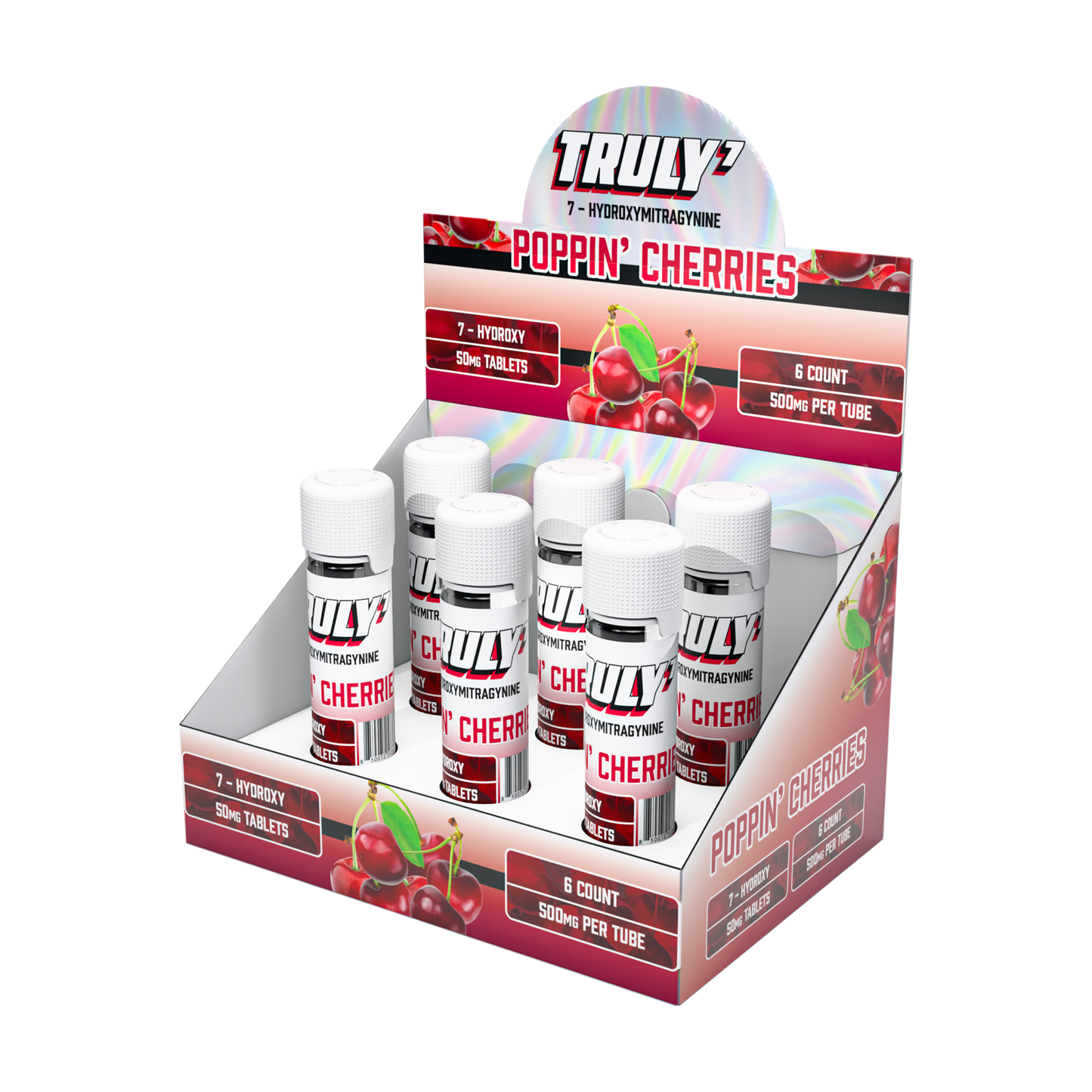 Truly7 7Hydroxymitragynine Chewable Tablets 10ct 50mg (6/pack) [DROPSHIP]