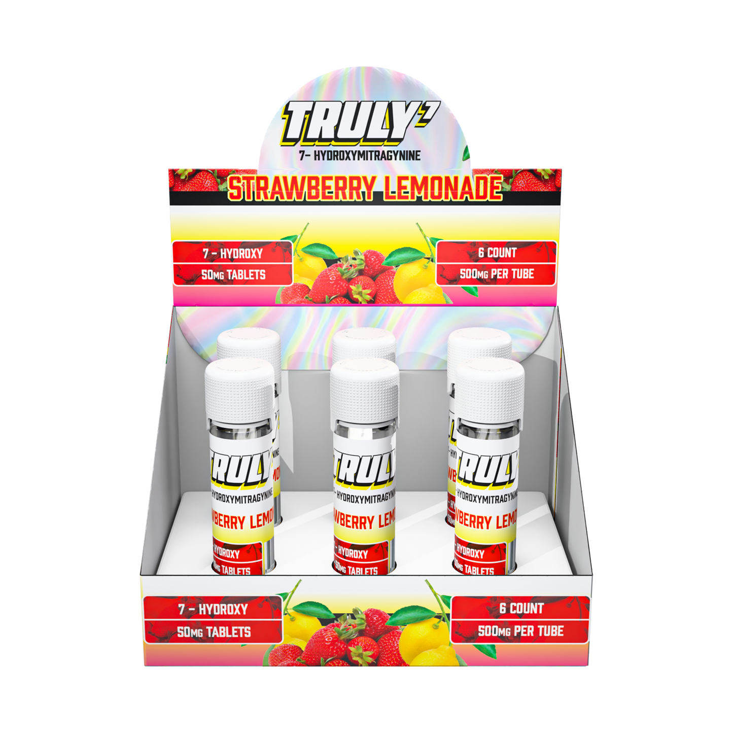 Truly7 7Hydroxymitragynine Chewable Tablets 10ct 50mg (6/pack) [DROPSHIP]