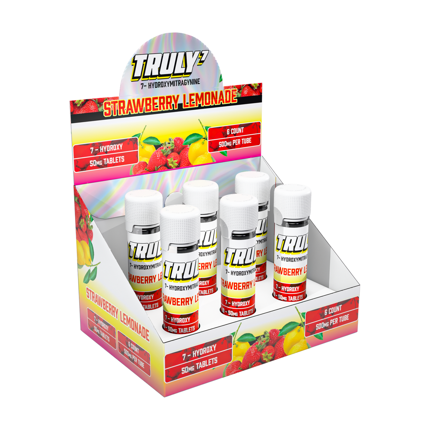 Truly7 7Hydroxymitragynine Chewable Tablets 10ct 50mg (6/pack) [DROPSHIP]