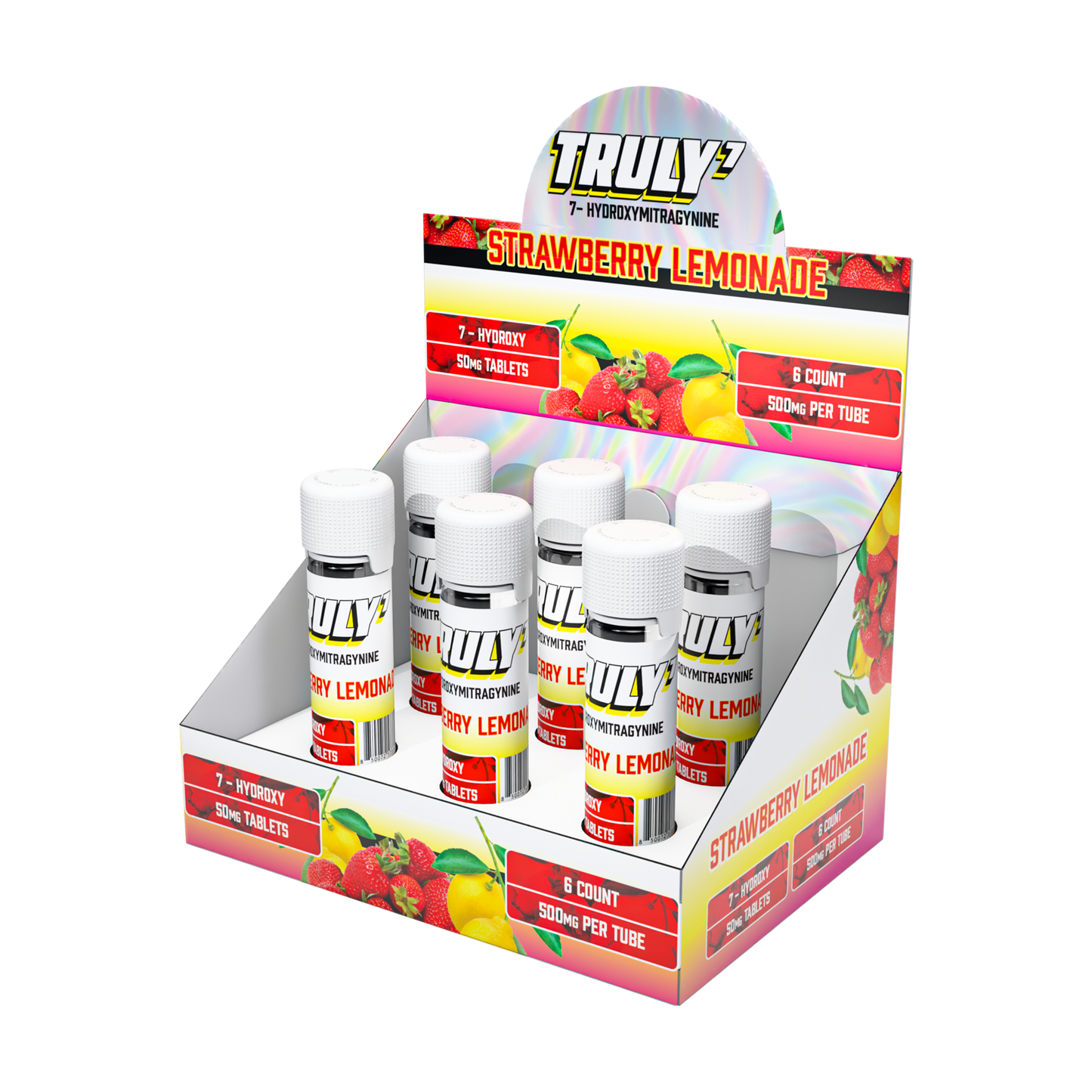 Truly7 7Hydroxymitragynine Chewable Tablets 10ct 50mg (6/pack) [DROPSHIP]