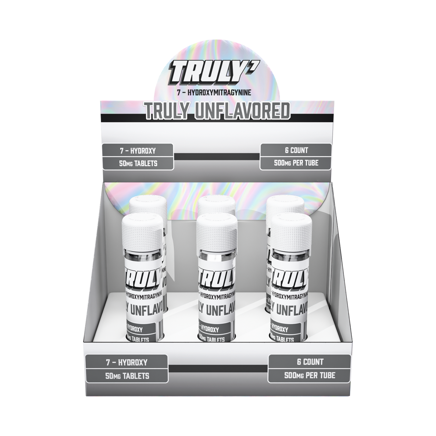 Truly7 7Hydroxymitragynine Chewable Tablets 10ct 50mg (6/pack) [DROPSHIP]