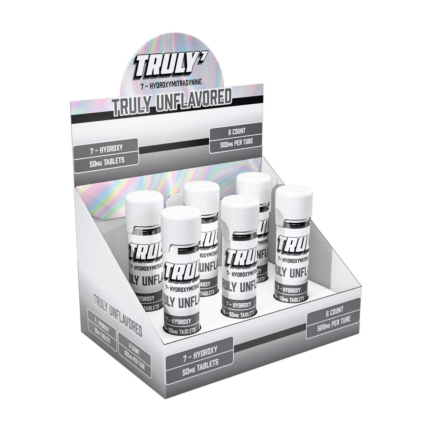 Truly7 7Hydroxymitragynine Chewable Tablets 10ct 50mg (6/pack) [DROPSHIP]