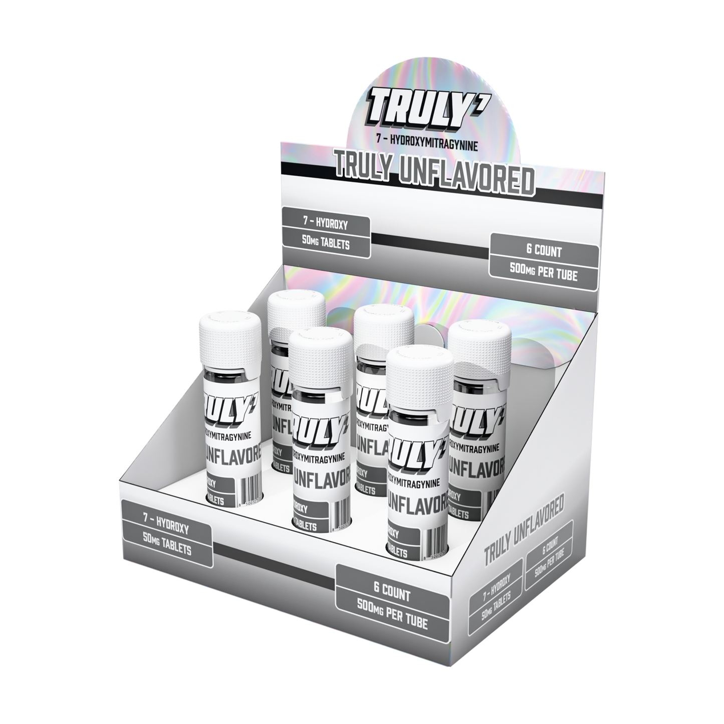 Truly7 7Hydroxymitragynine Chewable Tablets 10ct 50mg (6/pack) [DROPSHIP]