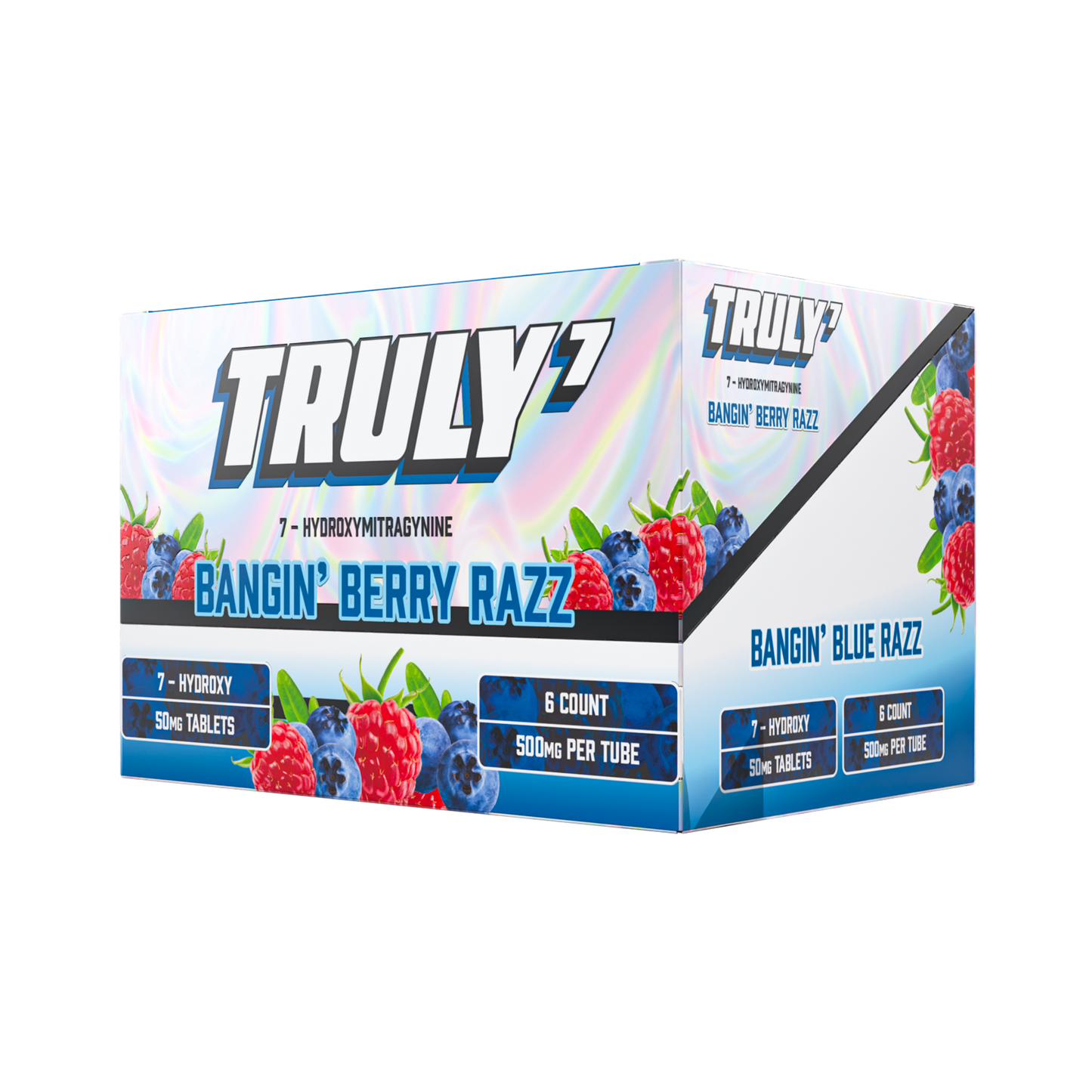 Truly7 7Hydroxymitragynine Chewable Tablets 10ct 50mg (6/pack) [DROPSHIP]