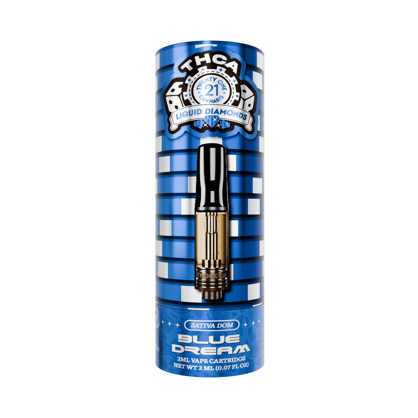 Twenty One THC-A Cartridge 2mL (6/pack) [DROPSHIP]