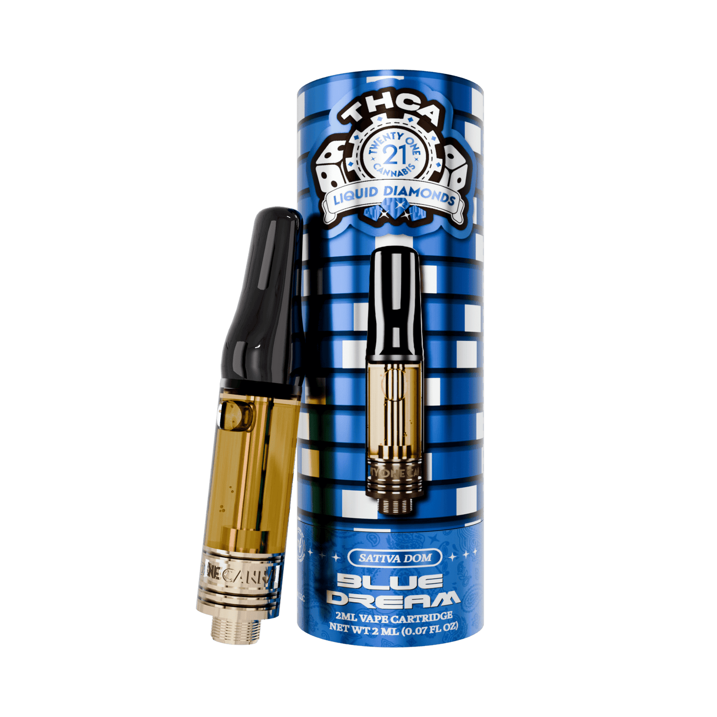 Twenty One THC-A Cartridge 2mL (6/pack) [DROPSHIP]