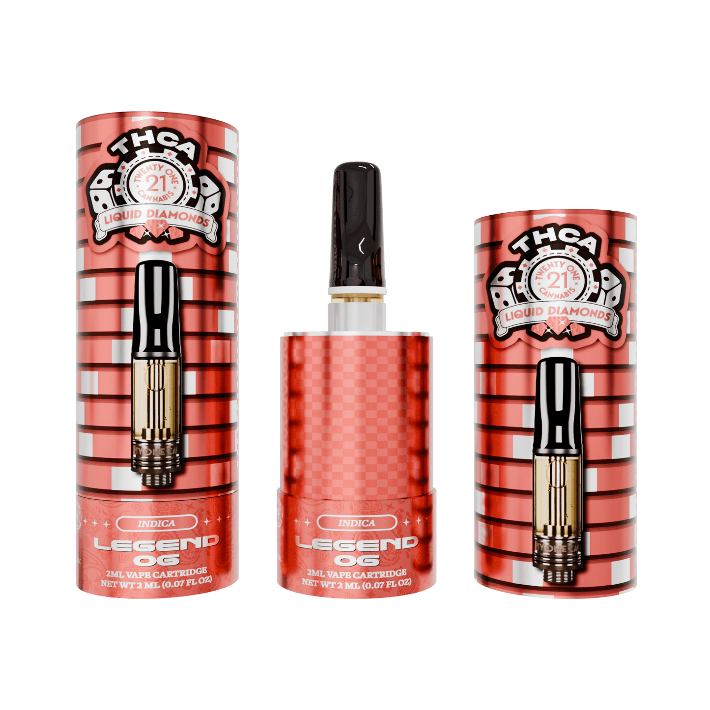 Twenty One THC-A Cartridge 2mL (6/pack) [DROPSHIP]