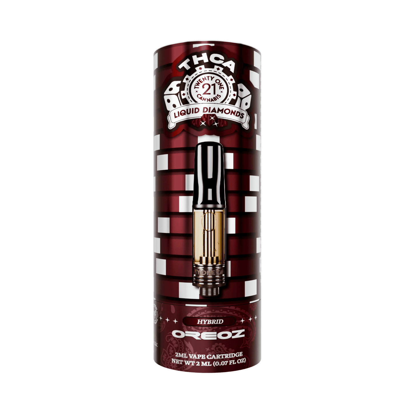 Twenty One THC-A Cartridge 2mL (6/pack) [DROPSHIP]