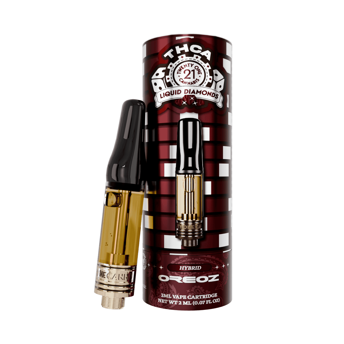 Twenty One THC-A Cartridge 2mL (6/pack) [DROPSHIP]