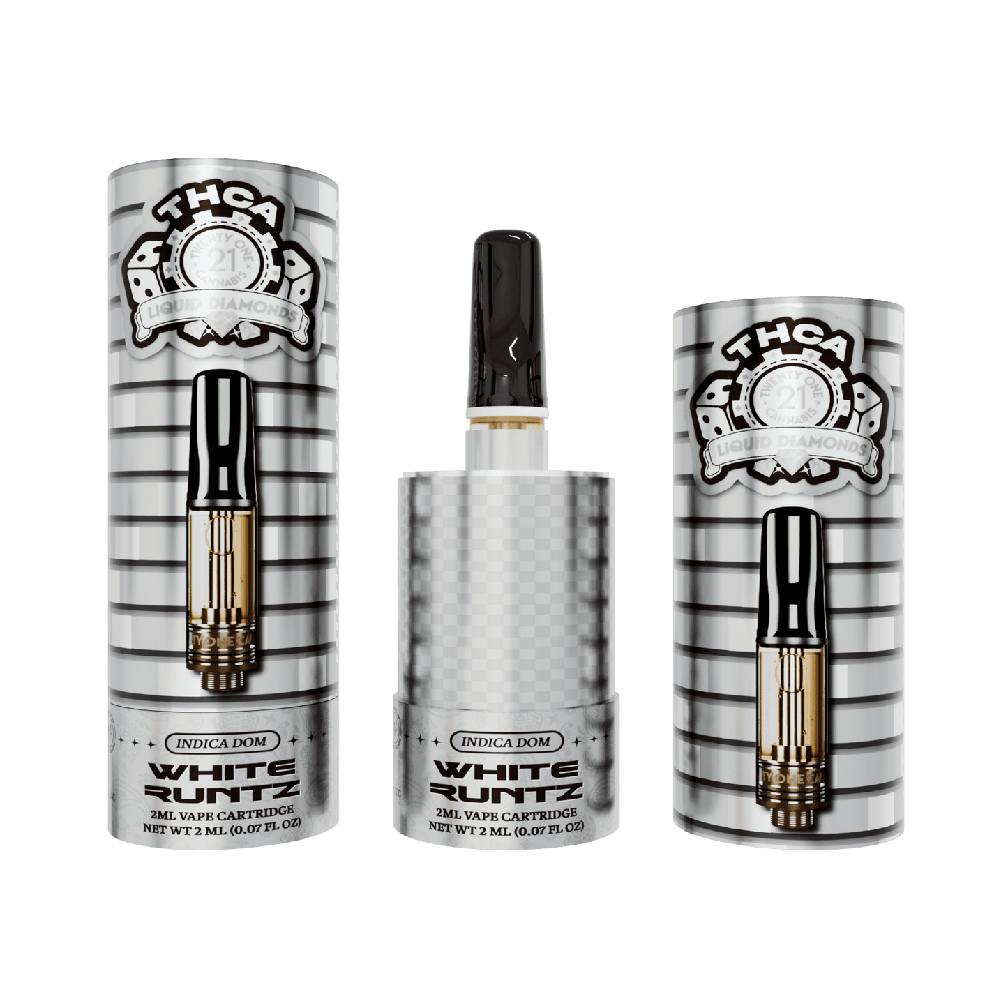 Twenty One THC-A Cartridge 2mL (6/pack) [DROPSHIP]