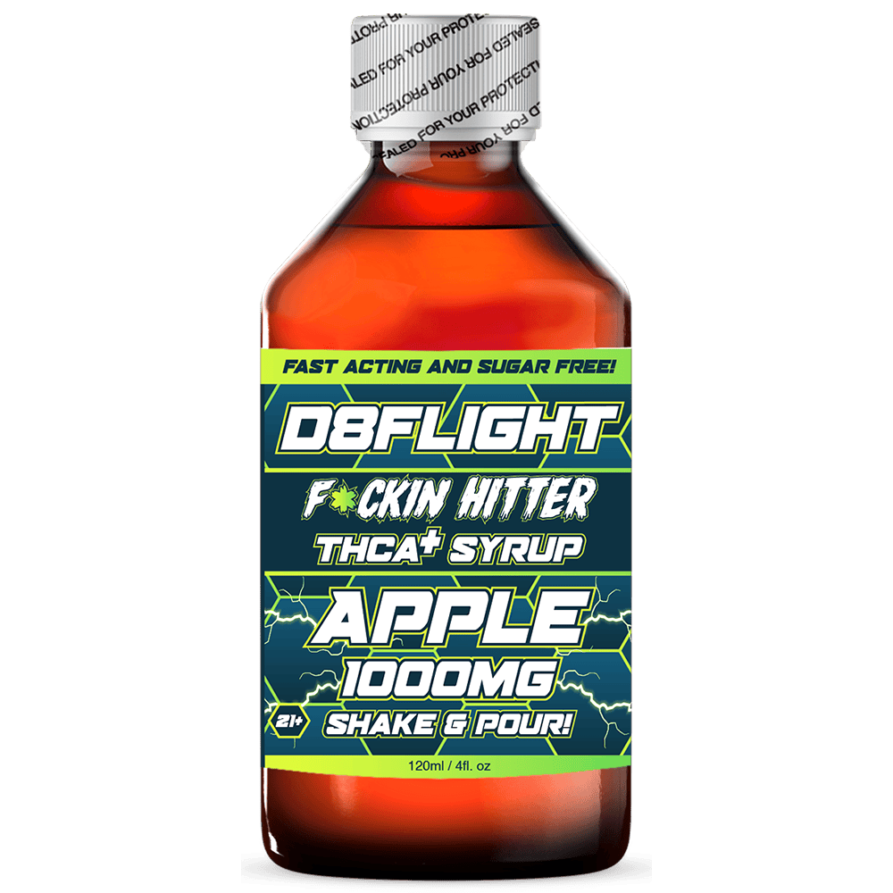 D8 Flight F*ckin Hitter THCA Syrup 1000mg (SINGLE) [DROPSHIP]