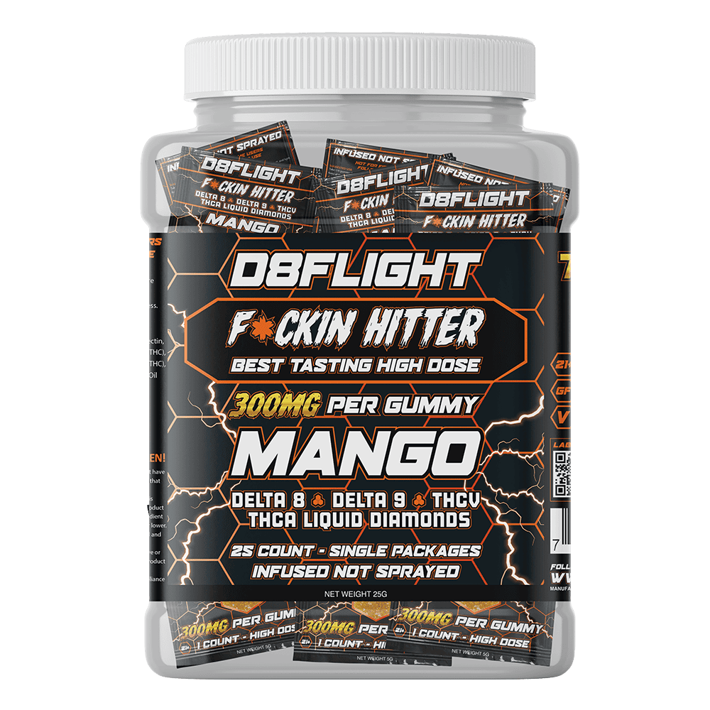 D8 Flight F*ckin Hitter Gummies Jar 300mg 25ct (SINGLE) [DROPSHIP]