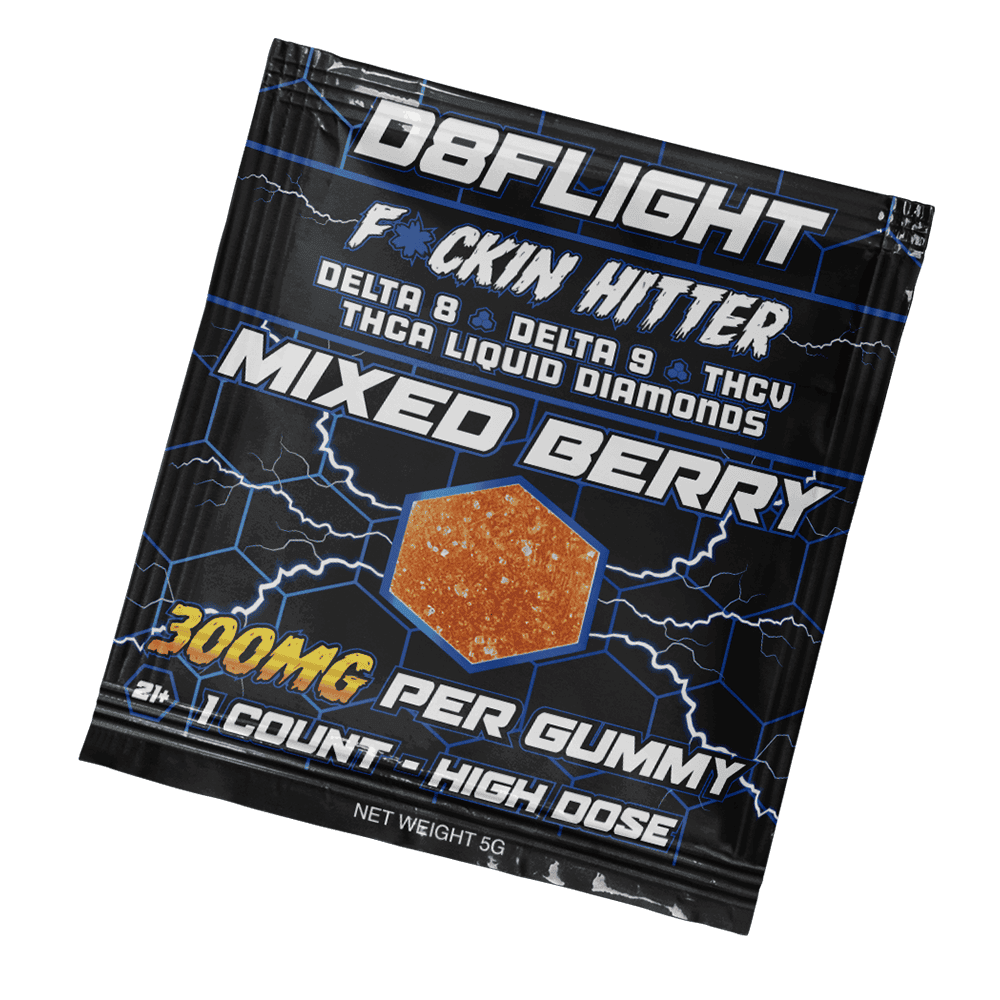 D8 Flight F*ckin Hitter Gummies Jar 300mg 25ct (SINGLE) [DROPSHIP]