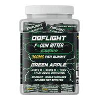 D8 Flight F*ckin Hitter Exotics Gummies Jar 300mg 25ct (SINGLE) [DROPSHIP]