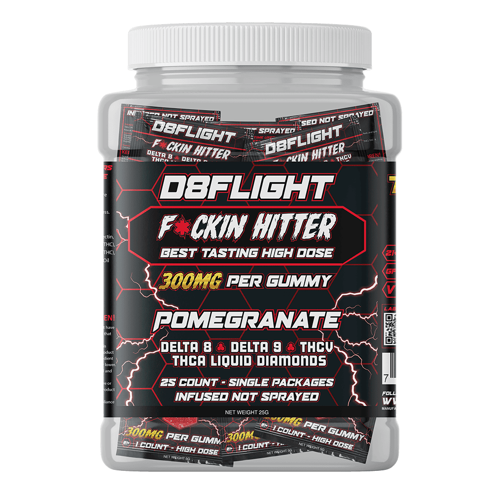 D8 Flight F*ckin Hitter Gummies Jar 300mg 25ct (SINGLE) [DROPSHIP]