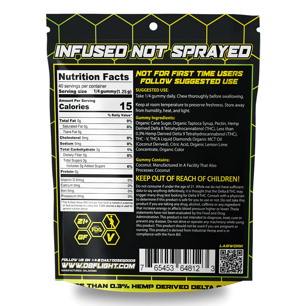 D8 Flight F*ckin Hitter Exotics Gummies Bag 3000mg 10ct (SINGLE) [DROPSHIP]