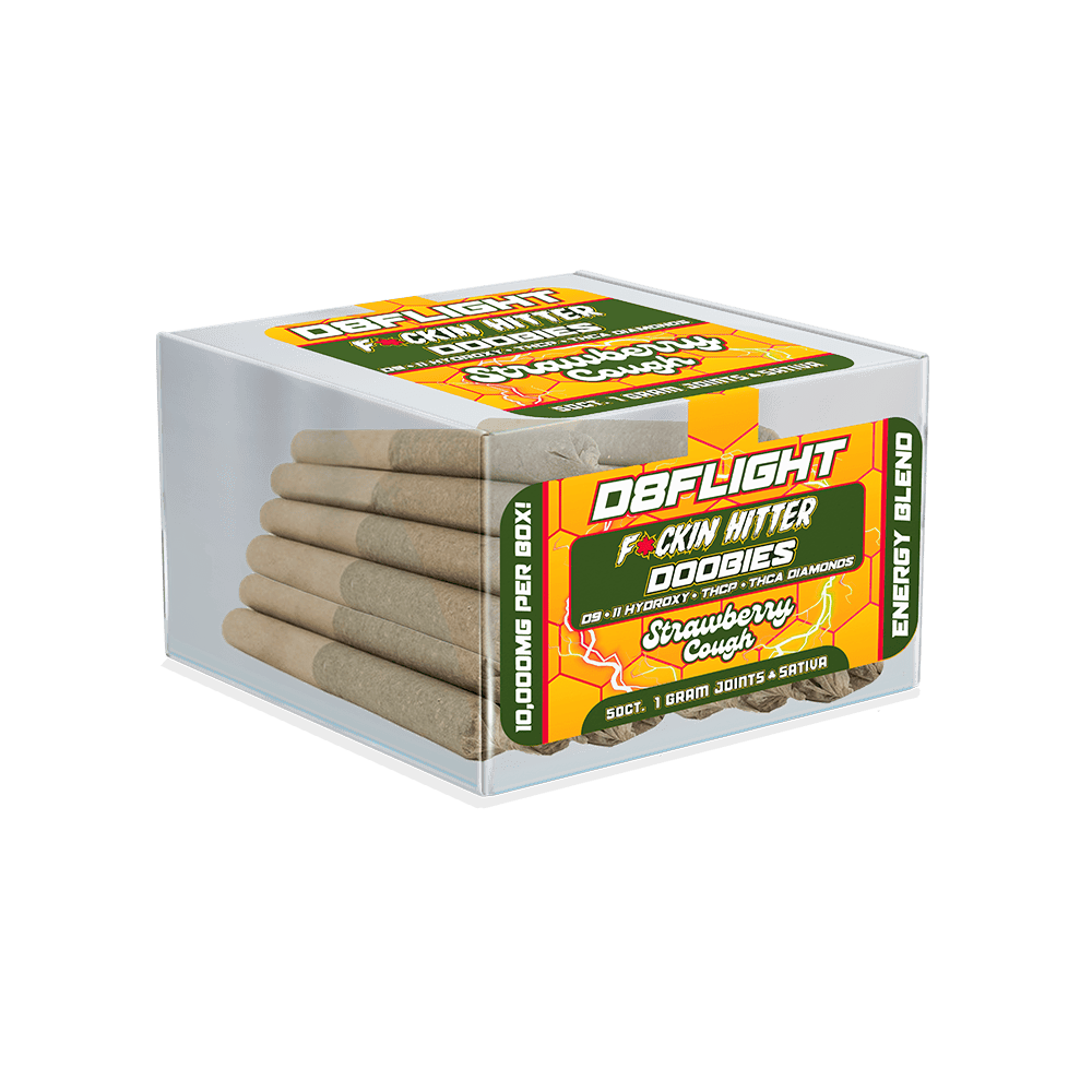 D8 Flight F*ckin Hitter Pre Roll Jar 200mg 50ct (SINGLE) [DROPSHIP]