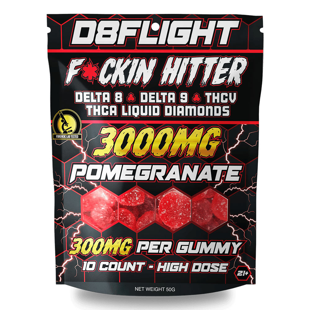 D8 Flight F*ckin Hitter Gummies Bag 3000mg 10ct (SINGLE) [DROPSHIP]