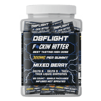 D8 Flight F*ckin Hitter Gummies Jar 300mg 25ct (SINGLE) [DROPSHIP]