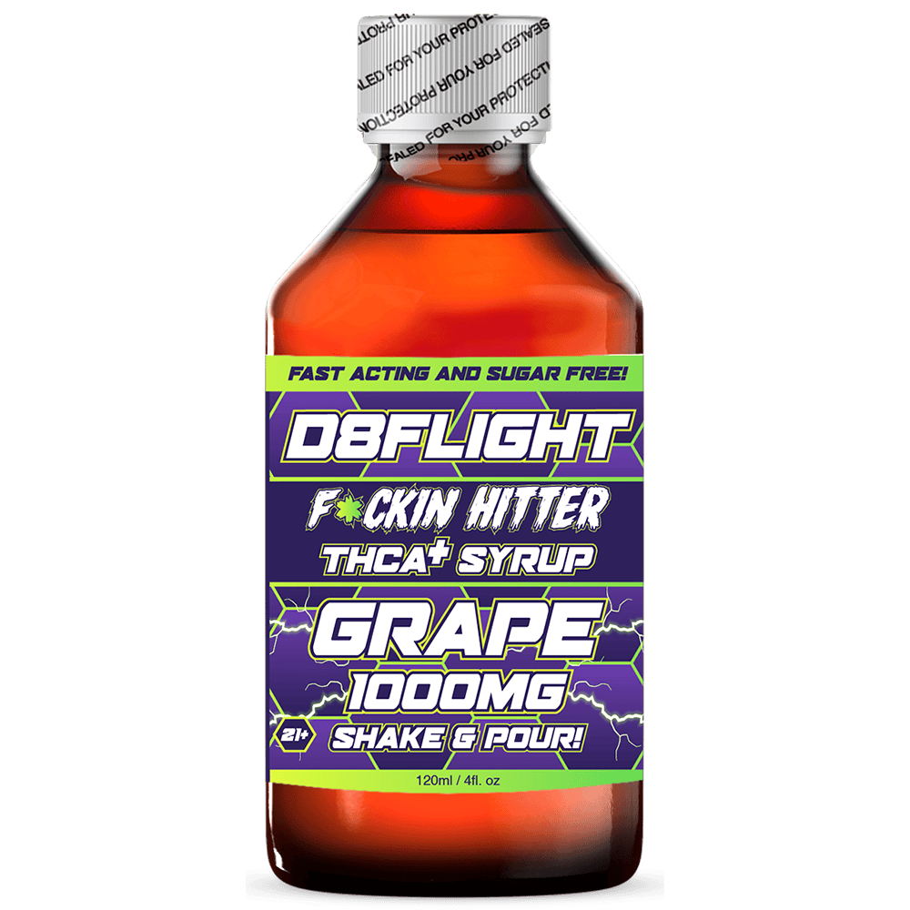 D8 Flight F*ckin Hitter THCA Syrup 1000mg (SINGLE) [DROPSHIP]