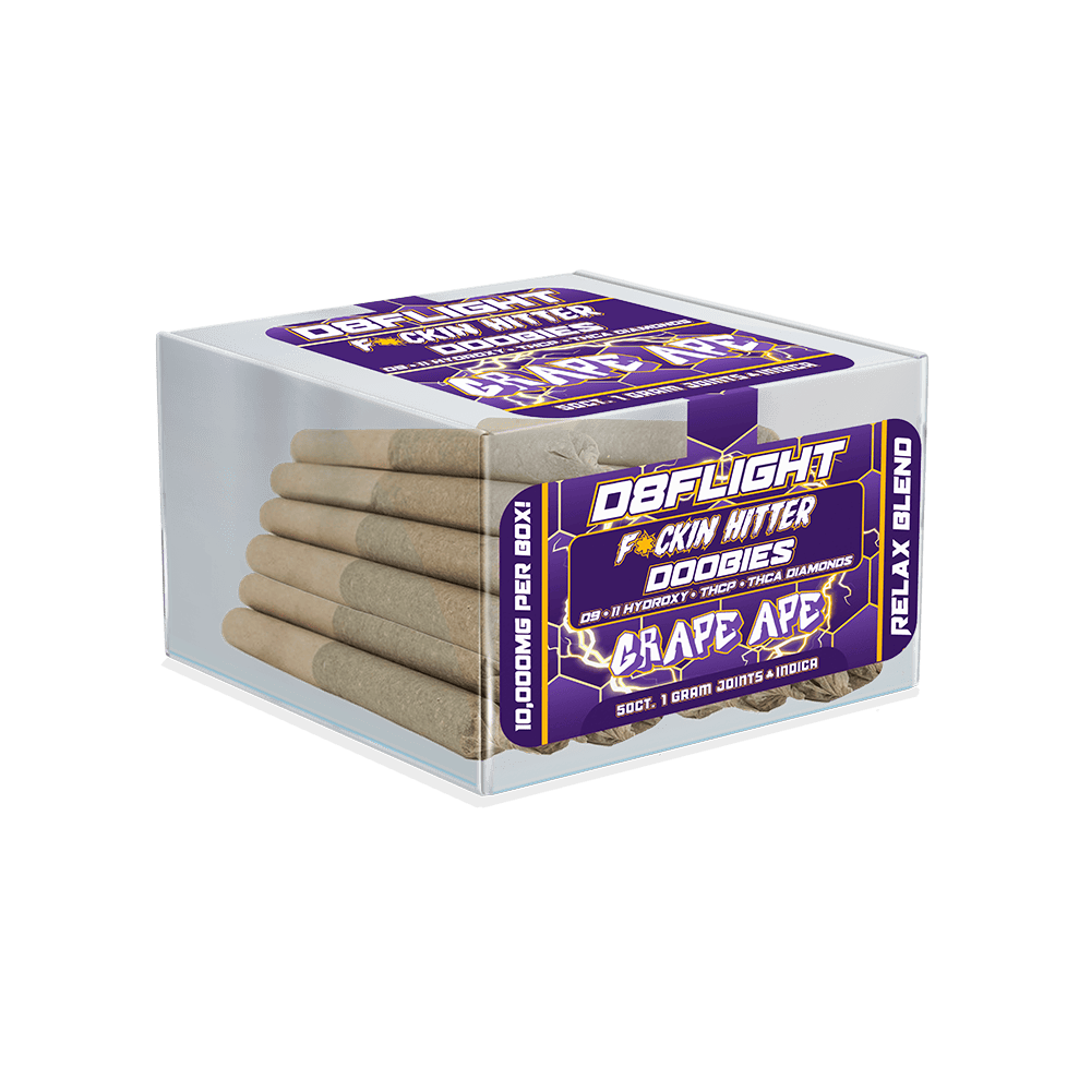 D8 Flight F*ckin Hitter Pre Roll Jar 200mg 50ct (SINGLE) [DROPSHIP]