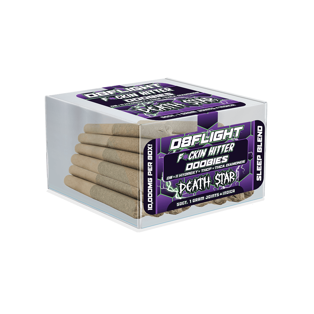 D8 Flight F*ckin Hitter Pre Roll Jar 200mg 50ct (SINGLE) [DROPSHIP]