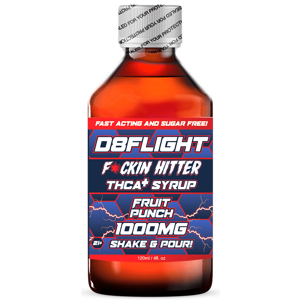 D8 Flight F*ckin Hitter THCA Syrup 1000mg (SINGLE) [DROPSHIP]