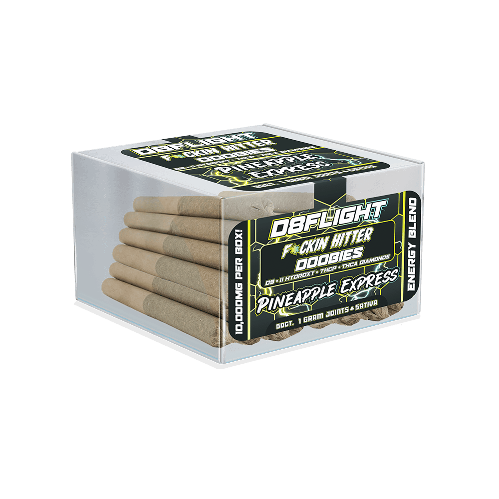 D8 Flight F*ckin Hitter Pre Roll Jar 200mg 50ct (SINGLE) [DROPSHIP]