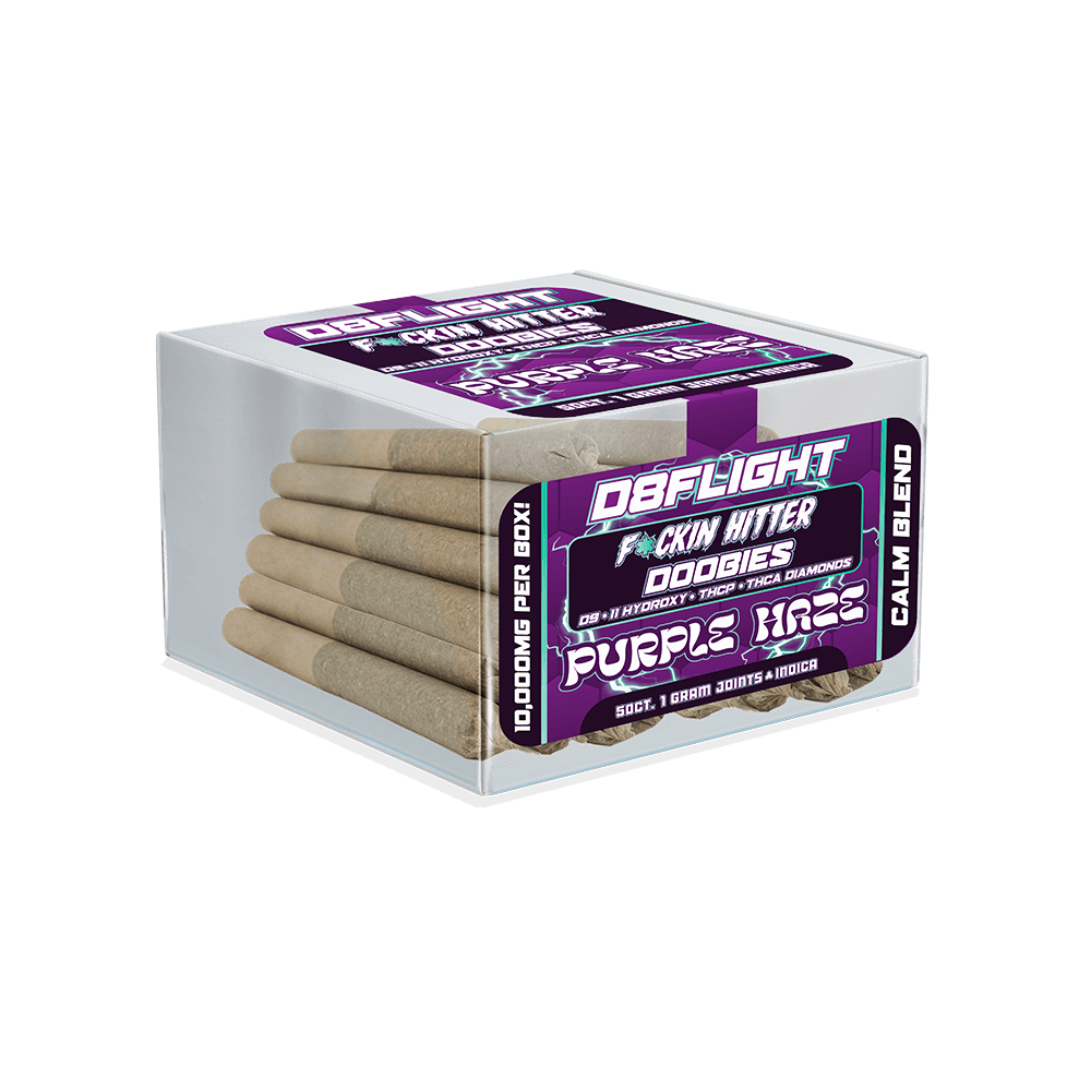 D8 Flight F*ckin Hitter Pre Roll Jar 200mg 50ct (SINGLE) [DROPSHIP]
