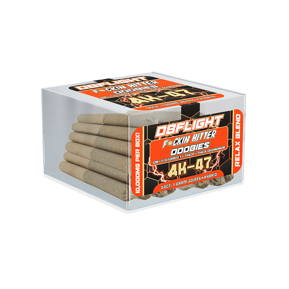 D8 Flight F*ckin Hitter Pre Roll Jar 200mg 50ct (SINGLE) [DROPSHIP]