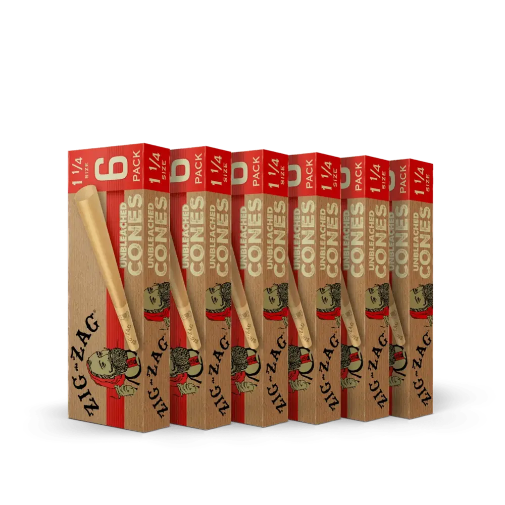 Zig Zag Paper Cones 1¼ Size 6ct (24/pack)