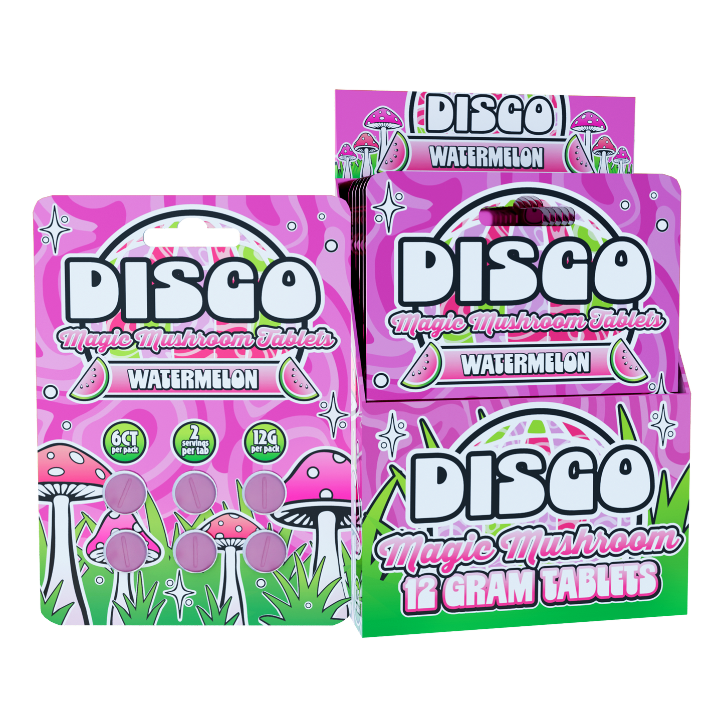 Disco by Chapo Extrax Magic Mushroom Tablets 12g 6ct (6/pack) [DROPSHIP]