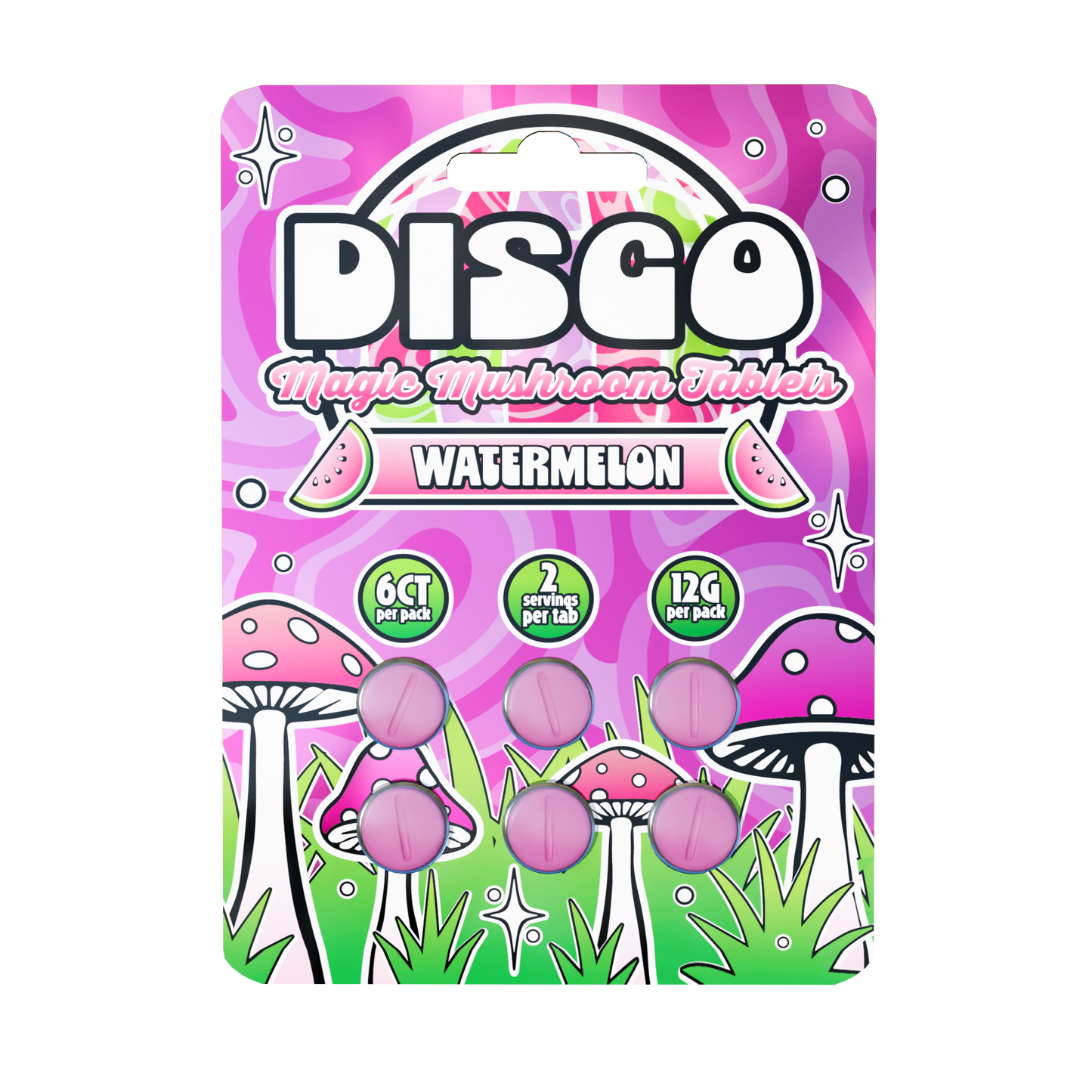 Disco by Chapo Extrax Magic Mushroom Tablets 12g 6ct (6/pack) [DROPSHIP]