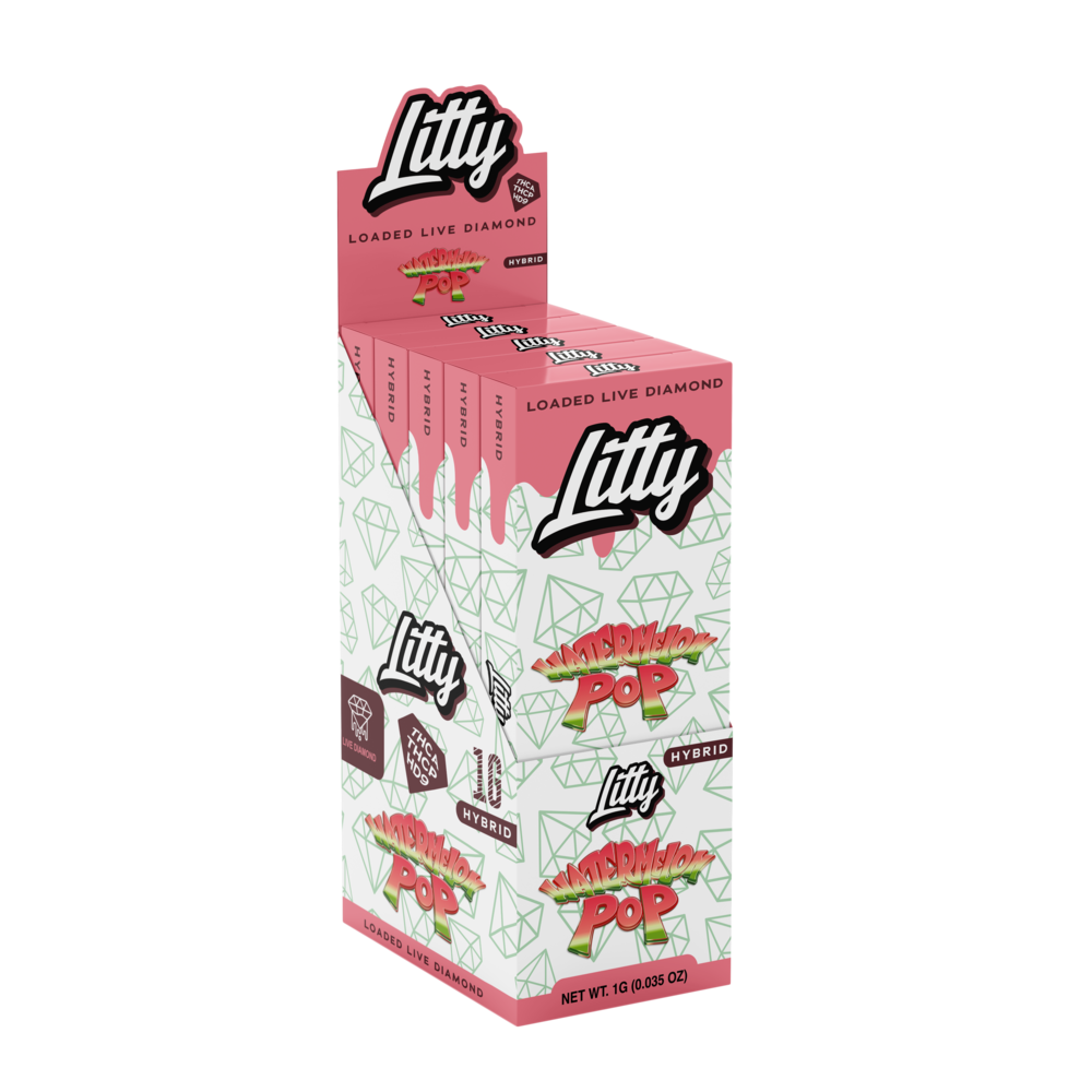 Litty THC-A Live Diamond Disposable 1g (5/Pack) [DROPSHIP]