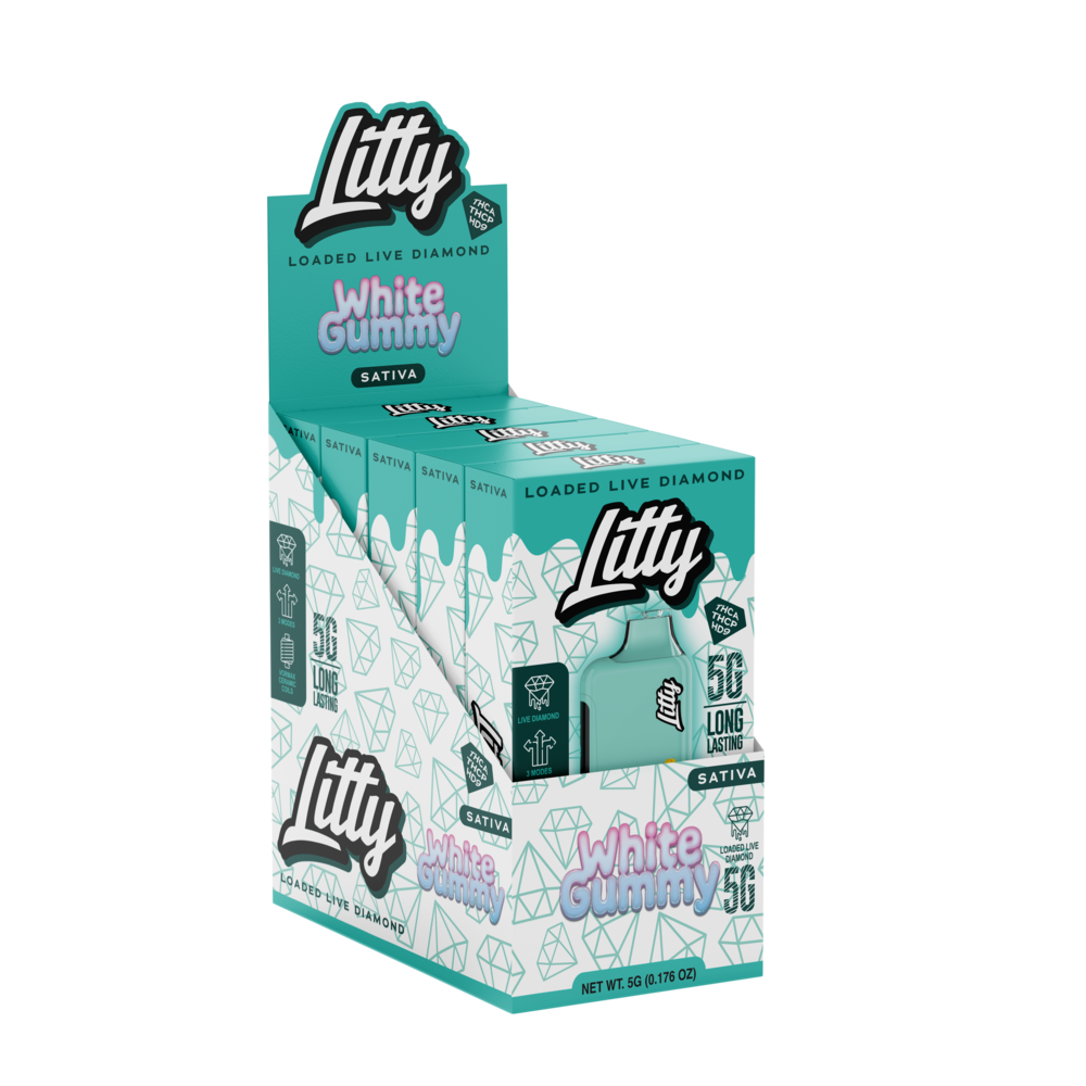Litty THC-A Live Diamond Disposable 5g (5/Pack) [DROPSHIP]