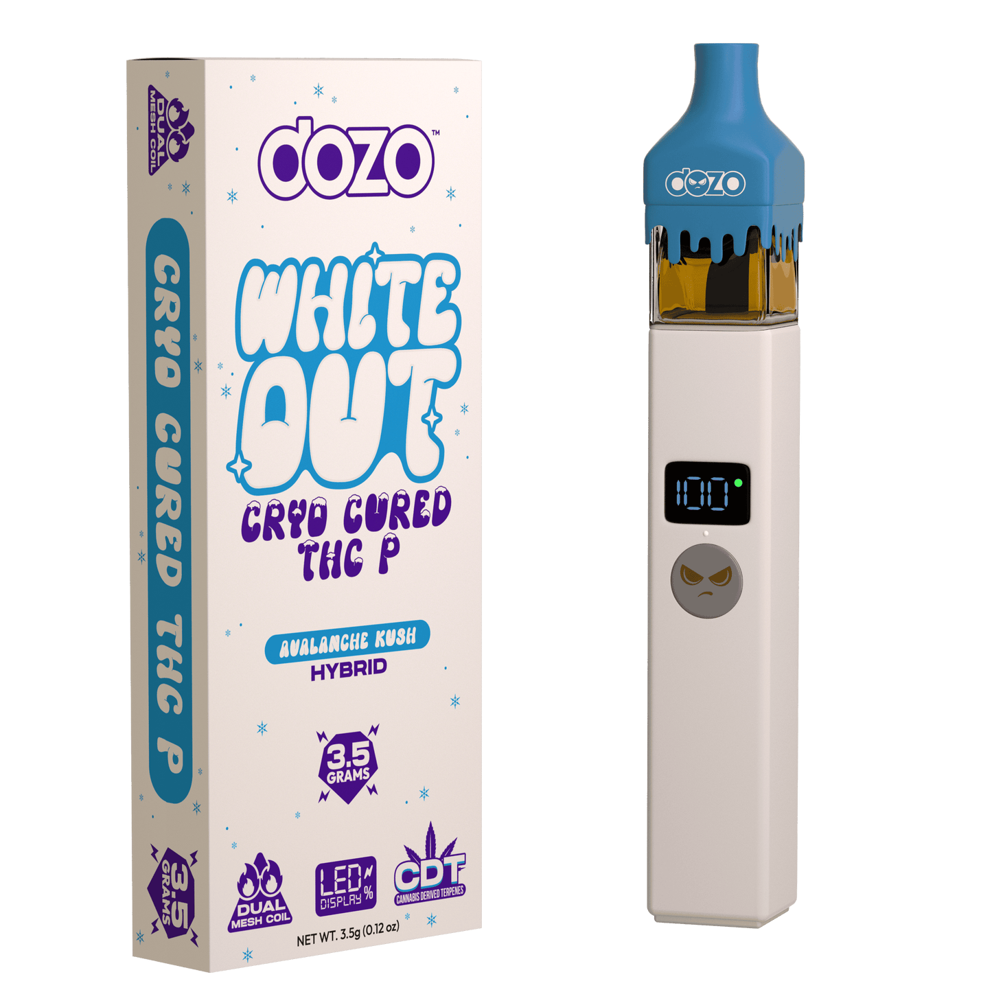 Dozo THC-P White Out Disposable 3.5g (SINGLE)