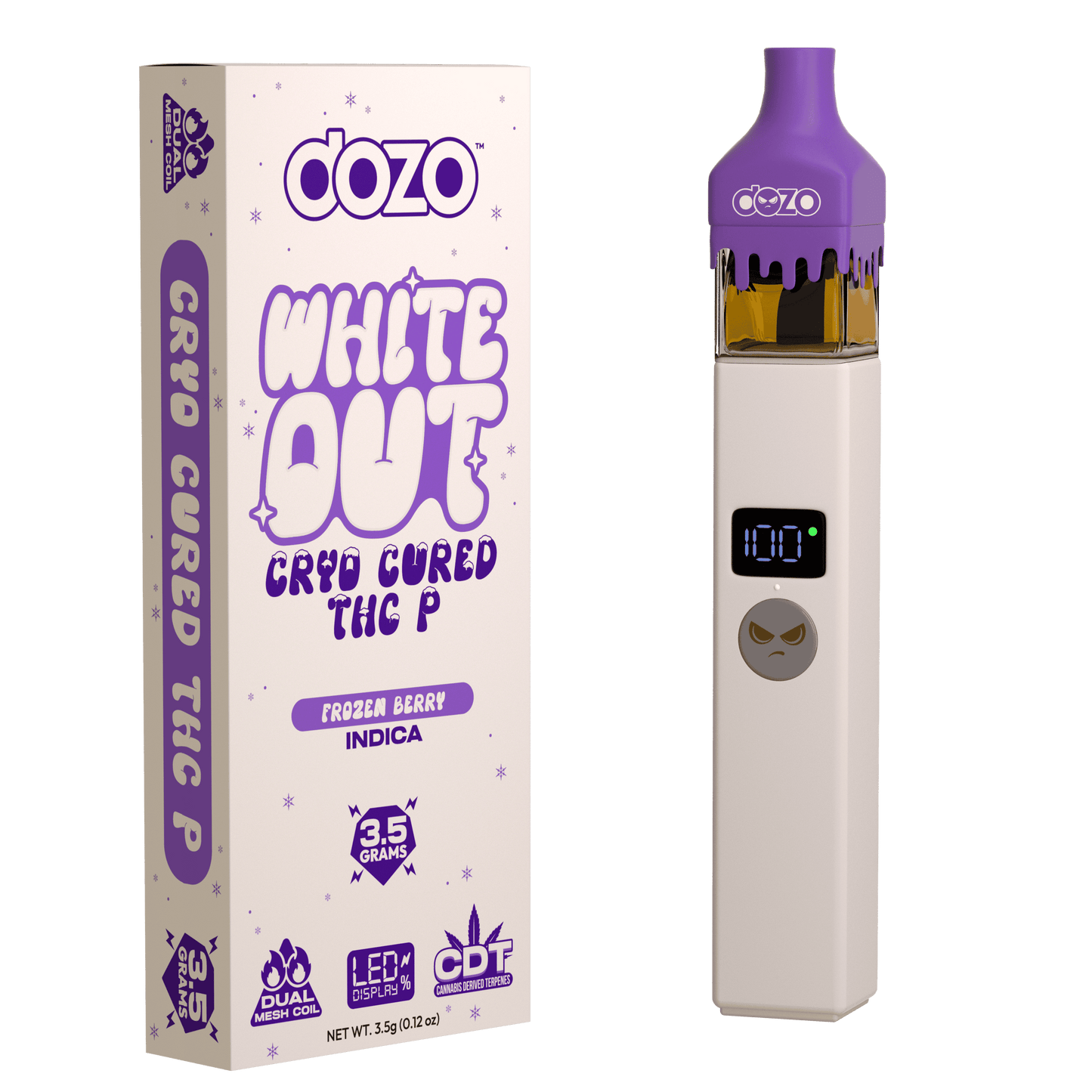 Dozo THC-P White Out Disposable 3.5g (SINGLE)