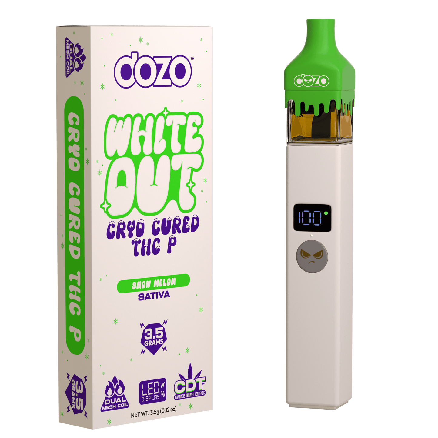 Dozo THC-P White Out Disposable 3.5g (SINGLE)