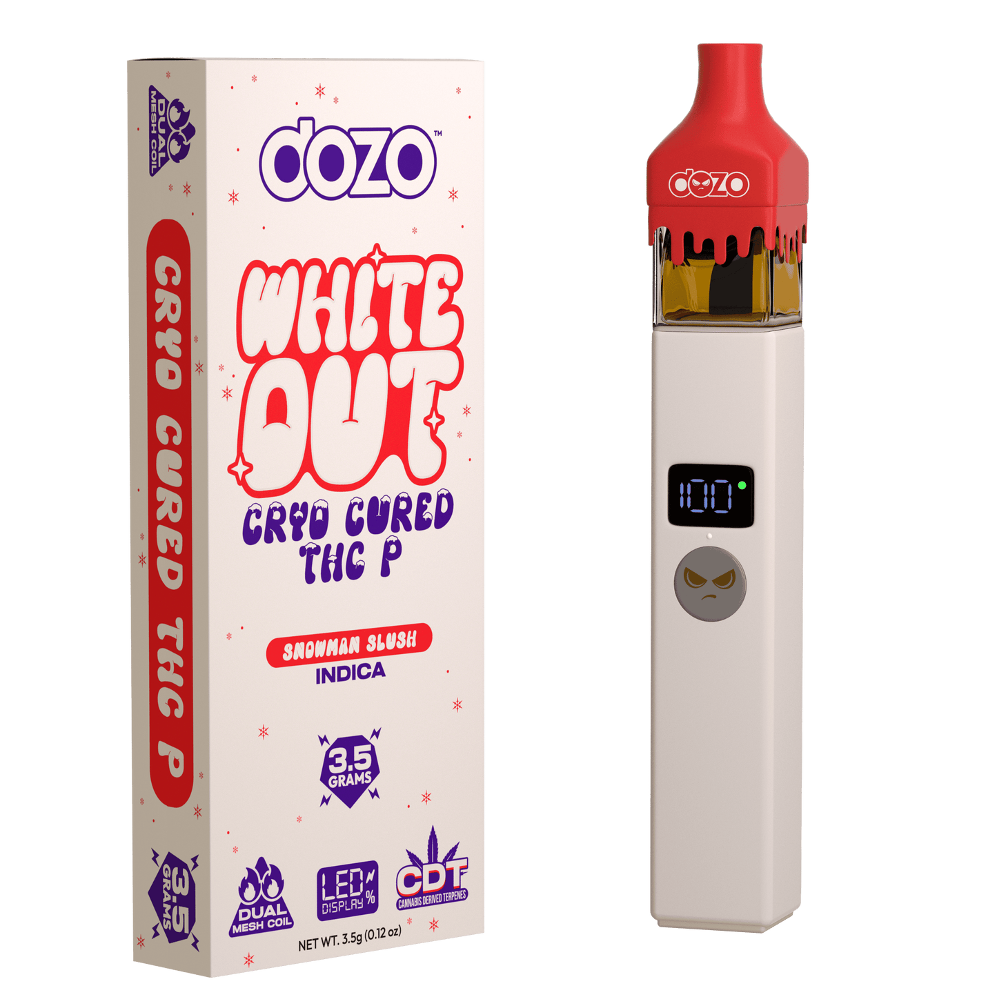 Dozo THC-P White Out Disposable 3.5g (SINGLE)