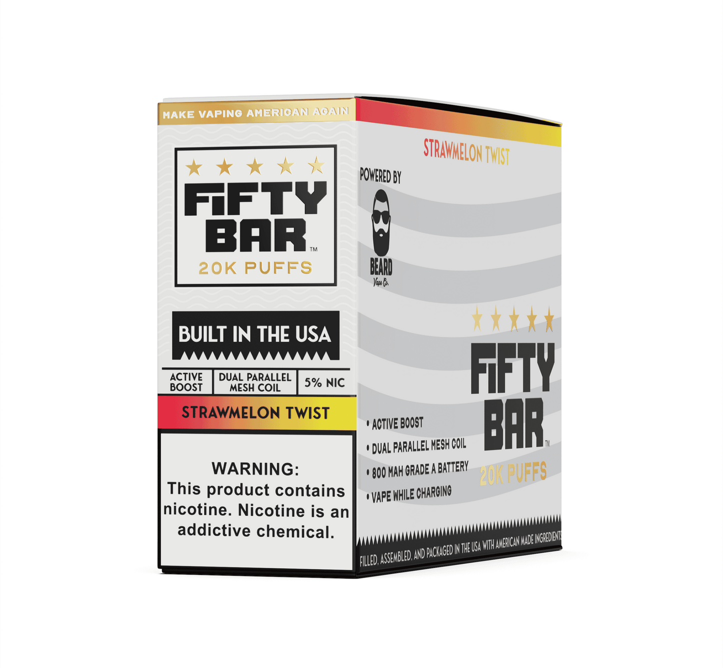 Fifty Bar V2 20K Disposable 16mL (5/pack)